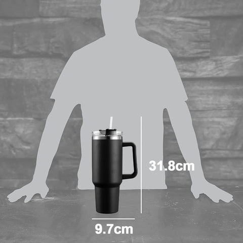 SLURP 1200ml Stainless Steel Vacuum Insulated Cup - Mocha