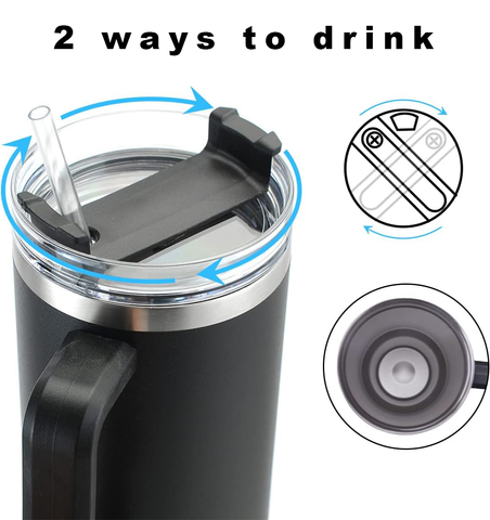 SLURP 1200ml Stainless Steel Vacuum Insulated Cup - I <3 u