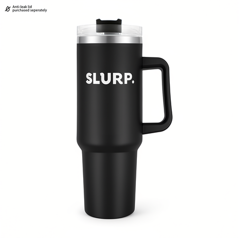 SLURP 1200ml Stainless Steel Vacuum Insulated Cup - Black