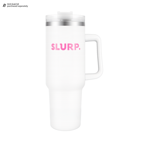SLURP 1200ml Stainless Steel Vacuum Insulated Cup - White Pearl