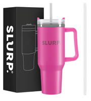 SLURP 1200ml Stainless Steel Vacuum Insulated Cup - Hot Pink