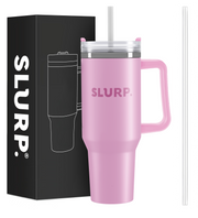 SLURP 1200ml Stainless Steel Vacuum Insulated Cup - Pink